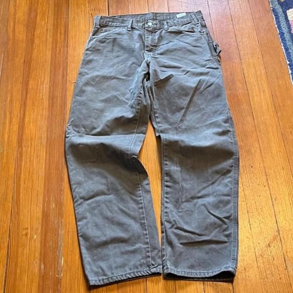 Dickies Men's Grey and Brown Trousers
